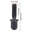24Pcs M38 RC Wheel Lug Nuts with Hex Driver, Metal Decorative Beadlock Wheel Screws for 1.9 2.2 RC Crawler Wheels (Black) view 2