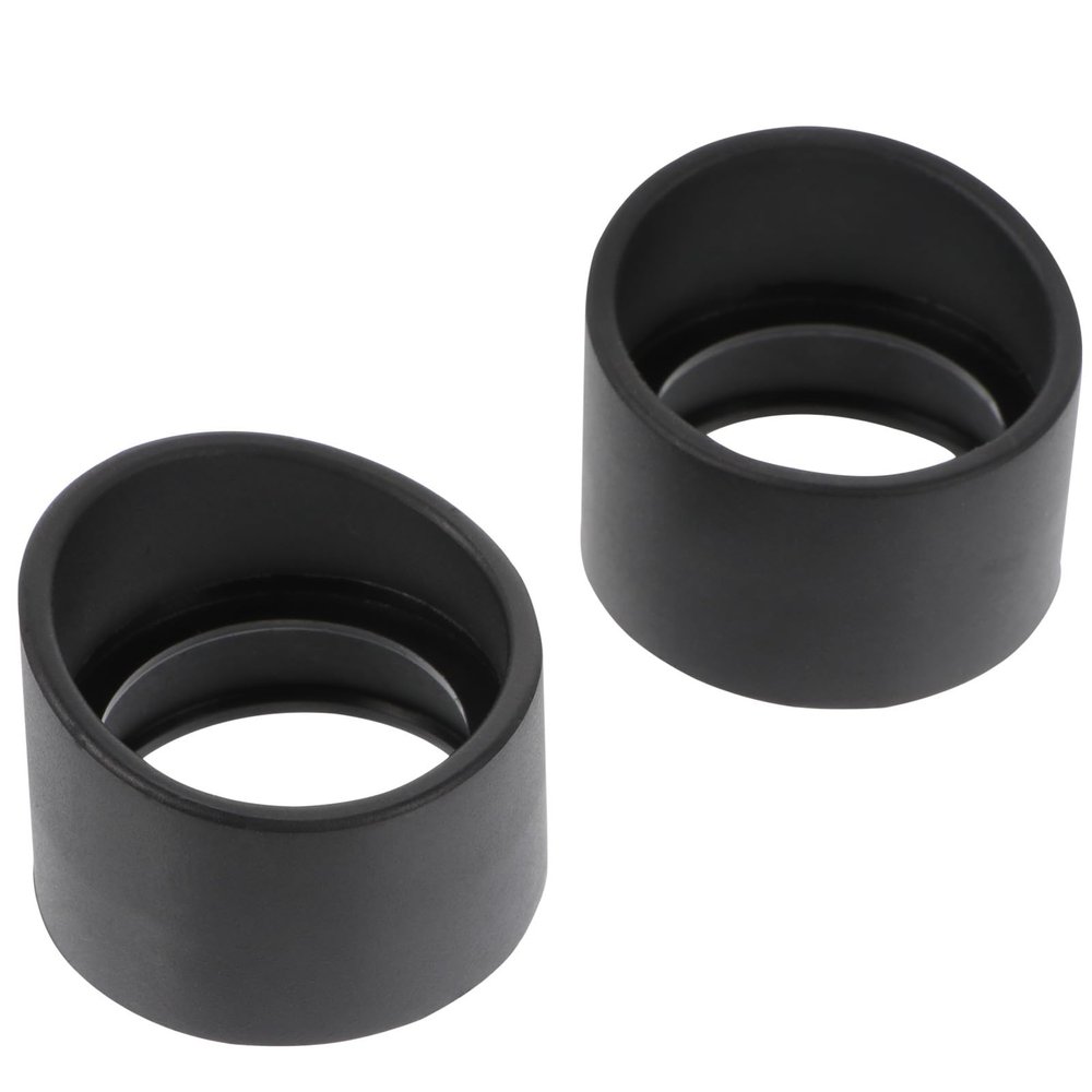SEWCHICS Microscope Eyepiece Guards Rubber Eye Shield Covers 33 Millimeter Diameter 2pcs for Binocular Stereo Microscope Classroom Science Supplies
