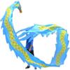 9FjB4sL 3D Colorful Dragon Dance Silk Practice Ribbon Single Printed Dragon Dance Ribbon Square Dance Fitness Dragon Dance Exercise(6m/20ft) view 1