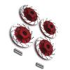 Rc Toys Repair Parts For Hyper Go 14301 14302 14303 14209 14210 1/14 Wheel Hex Hub Disc Brake 12MM Model Accessory Replace Modified Upgrade Parts(Red) view 4