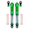 LEWAGH 80-100mm Shock Absorbers Adjustable Oil Filled for 1/10 RC Crawler Axial SCX10 SCX10 II TRX4 Aluminum Alloy Dampers(Green) view 1
