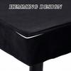 Frienda Game Table Cover Felt Game Tablecover Folding Tablecloth for Card for Playing Poker Cards Mahjong Puzzles Board Games, Table Not Included (Black,34 x 34 x 4 Inch) view 2