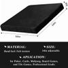 Frienda Game Table Cover Felt Game Tablecover Folding Tablecloth for Card for Playing Poker Cards Mahjong Puzzles Board Games, Table Not Included (Black,34 x 34 x 4 Inch) view 3