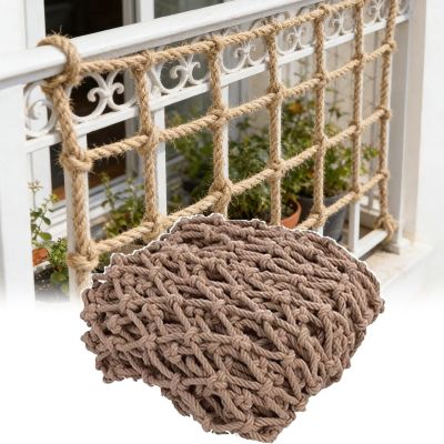 26x30FT / 8x9(M), Indoor Climbing Net Kids, Hammock Treehouse Tree House Patios Railings Stairs Decor Climbing Net for Kids, (Rope Dia 1cm)