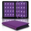 1000+ Pockets Trading Card Binder, 16 Pockets Trading Card Binder Ringless Side Loading Trading Card Album Folder for TCG,MTG,Sports Cards(Purple-1) view 1