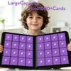 1000+ Pockets Trading Card Binder, 16 Pockets Trading Card Binder Ringless Side Loading Trading Card Album Folder for TCG,MTG,Sports Cards(Purple-1) view 4