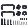 RC car Components Compatible with Axial for SCX10 III AXI03006 AXI03007 1/10 RC Car Upgrade Parts 2Pcs Carbon Fiber Pattern Servo Protection Kit view 2
