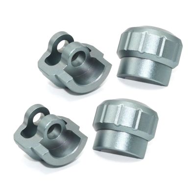 Rc Toys Repair Parts For Arrma AR330492 1/8 1/7 Aluminum Alloy Shock Cap Protector RC Car Truck Parts Model Accessory Assemble Modified Replace(Grey)