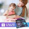 Luocute Double Dance Mat, Wireless Bluetooth Electronic Dance Pad with Built in Lighting Effects and Puzzle Games, Dual User Play Mat for Kids Adults Family view 3