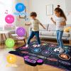 Luocute Double Dance Mat, Wireless Bluetooth Electronic Dance Pad with Built in Lighting Effects and Puzzle Games, Dual User Play Mat for Kids Adults Family view 4