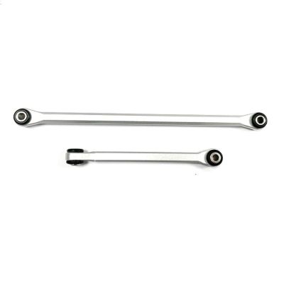 for Axial UTB18 1/18 rc Car Part Accessories Replacement Upgrade Parts 2pcs Aluminum Alloy Steering Link Rod RC Links Linkage(Silver)