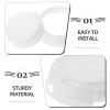 BESPORTBLE 10pcs White Piggy Bank Plug Replacement Bottom Covers Saving Box Stoppers and Adults Money Saving Use view 3