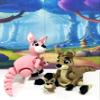 2pcs Cute Articulated 3D Printed Kangaroo with Removable Joey, Kicking Kangaroo Fidget Animal 4 Inches Wild Animal Fidget Toy AKANGAROO-2X view 3