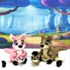 2pcs Cute Articulated 3D Printed Kangaroo with Removable Joey, Kicking Kangaroo Fidget Animal 4 Inches Wild Animal Fidget Toy AKANGAROO-2X view 4