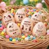 Duckbe Personalized Wooden Musical Easter Egg Shaker 2026 - Engraved with Custom Name/Text for Boys Girls, Easter Basket Stuffer, First Easter Gift for Kids, Baby Shower Birthday Gift Idea view 2