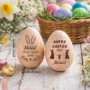 Duckbe Personalized Wooden Musical Easter Egg Shaker 2026 - Engraved with Custom Name/Text for Boys Girls, Easter Basket Stuffer, First Easter Gift for Kids, Baby Shower Birthday Gift Idea view 4