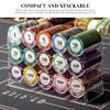 QCdeSoulBLV 5Pcs Clear Plastic Poker Chip Case Tray with Lid, Multi-Use Storage Display Case for Gambling Parties or Home, Plastic Tablecloth not Included view 3