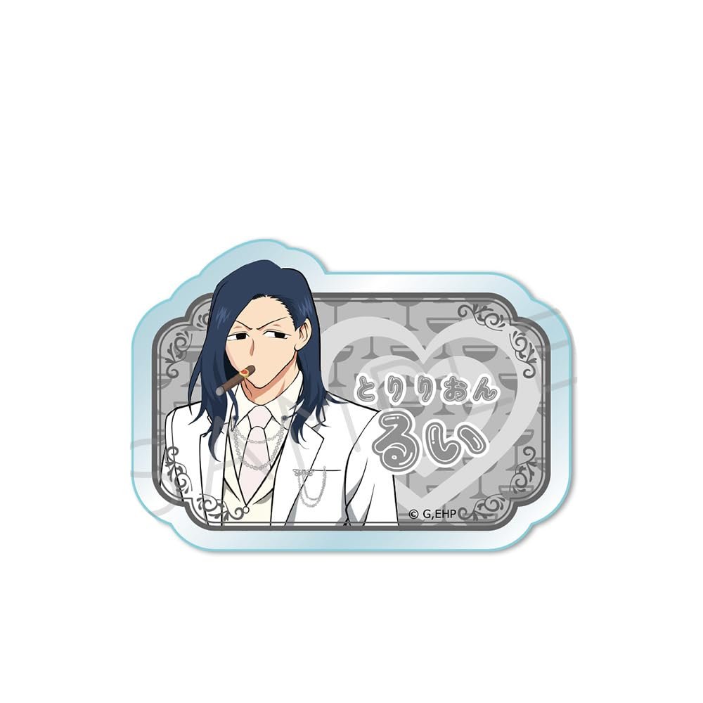 Anime Eburdei Host F [Loui] 3-Way Acrylic Badge