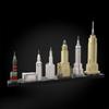 Aetheria Architecture World Skyscrapers Landmark Building Bricks, Modular Building Skyline Street View House Construction Home Deco Collection for Adult, Designed by SPBrix - 1332 Pieces view 4