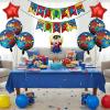 10PCS Fathers Day Super Dad Balloons Kit Fathers Day Balloons Happy fathers day Banner Super Dad Decorations Happy fathers day Decorations for Party 26 Inch Super Hero Balloon view 4