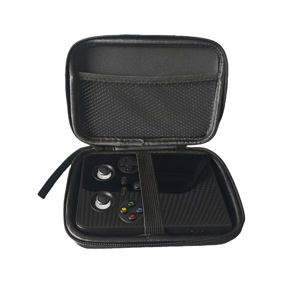 Carrying Case for Anbernic RG477V, Retro Game Console Case Portable Organizer Bag Shockproof Hard Shell Protective Cover Travel Carry Bag for RG477V Game Console Accessories