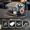 AERFGDE V8 Engine Model Kit That Runs, Build Your Own Mini Visible Car Motor, Physical Science Experiment Building Set for Adults & Teens, STEM Toy Gift Building Blocks Set for 14+, 692Pcs view 4