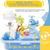 MeXYZ 2026 Upgraded Water Table for Toddlers 1-3, Kids Mini Play Sink Toys with Running Water & Electric Pump, Kitchen Sink Sensory Toy, Fishing Game Outdoor Water Play Table for Kids Ages 4-8, Blue view 4