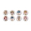 100 Princes Sleeping in The Dream Kingdom 12 Official Illustration Hologram Can Badge 2.2 inches (57 mm) Complete Set of 8 Pieces Box view 1