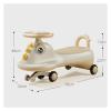 Wiggle Car Sliding Wiggle Car Ride On Push Car with Storage Seat Music Light Anti-Rollover, Toys for Indoor Outdoor(Yellow,Flash Wheel) view 2