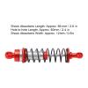 Alomejor Stable Performance RC Metal Agrands Agrandis Rear - Fresh and Practical for 1/18 RC Parts (Red) view 2