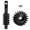Overdrive Underdrive Worm Axle Steel Gears 12T 13T 14T 16T 18T for Axial SCX30 1/30 Bronco Jeep Wrangler JLU Upgrade (2/18T) view 2