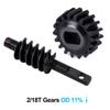 Overdrive Underdrive Worm Axle Steel Gears 12T 13T 14T 16T 18T for Axial SCX30 1/30 Bronco Jeep Wrangler JLU Upgrade (2/18T) view 3