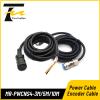 Huayong Servo Motor Power Cable Encoder Cable MR-PWCNS4-3.0M 5.0M for J3 J4 JE Serial 1KW 1.5KW 2KW(10M) view 2