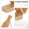 Tressify Ergonomic Wooden Banana Smasher Plantain Press, Natural Wood For Baby Food, Easy Clean, Small Size view 4