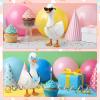 Aysatogc 12PCS 7inch Desk Goose Outfits Mini Porch Goose Accessories with Chain Collar and Sunglasses Fun Clothes Costume Set for Magnetic Goose Statue view 4