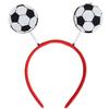 APXXAIBO Soccer Themed Fan Headband Glasses Set, Cheerleading Cheer Props, Party Decorations (Red hoop football headband,8) view 1