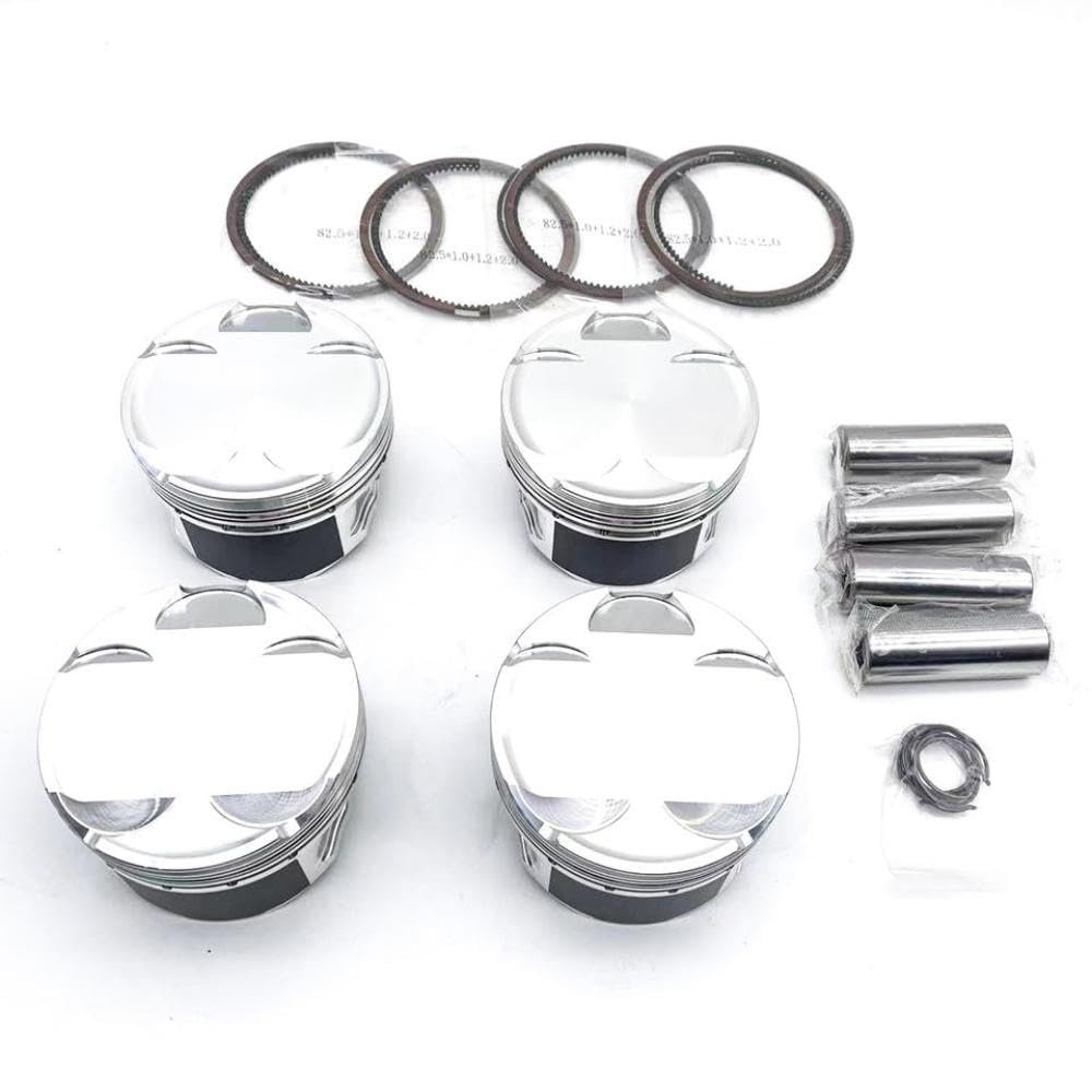 XCJYOPBZ 82.5mm Forged Piston Suitable Compatible with 1.8T 20V Stroker Engine