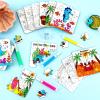 24 Set Summer Crafts for Kids Bulk, Summer Ocean Activities Puzzle with Mermaid Fish Starfish Animal, Camp Beach Arts and Crafts Classroom Gifts, Under the Sea Theme Party Favors, June Coloring Games view 3