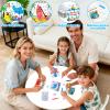 24 Set Summer Crafts for Kids Bulk, Summer Ocean Activities Puzzle with Mermaid Fish Starfish Animal, Camp Beach Arts and Crafts Classroom Gifts, Under the Sea Theme Party Favors, June Coloring Games view 4
