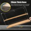 Wooden Base Acrylic Boxes for Display, High Transparency Dustproof Acrylic Case for Countertop, Collectibles Toys Figures Storage Organizer Bins Large(35x20x20cm(14x8x8in)) view 3
