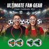 APXXAIBO Soccer Themed Fan Headband Glasses Set, Cheerleading Cheer Props, Party Decorations (Double football glasses,20) view 3