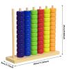 2026 Trendy Color Matching Stacking Puzzle Game - Fast Pattern Challenge Ring Stack Puzzle for 2 Players - Competitive Tabletop Brain Teaser for Family Game Night (4 Packs) view 2