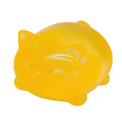 1Pc Mini Cute Cat Maltose Decompression Non Stick Pressure Relief Tool for Adults and Students(Orange)