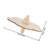 BESPORTBLE 18pcs Wooden Gyro DIY Painting Set, Creative Unfinished Spinning Tops Shapes, Educational Craft Supplies for s Art and Play view 2