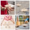 BESPORTBLE 18pcs Wooden Gyro DIY Painting Set, Creative Unfinished Spinning Tops Shapes, Educational Craft Supplies for s Art and Play view 4