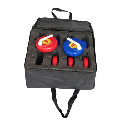 LeeQinersw 8 Balls for Children, Winter, Interactive Family Game with Bag for Classroom, Winter Sports Party, red and Blue