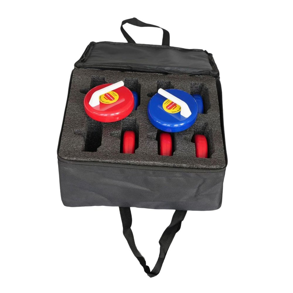 LeeQinersw 8 Balls for Children, Winter, Interactive Family Game with Bag for Classroom, Winter Sports Party, red and Blue