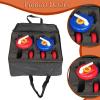 LeeQinersw 8 Balls for Children, Winter, Interactive Family Game with Bag for Classroom, Winter Sports Party, red and Blue view 2