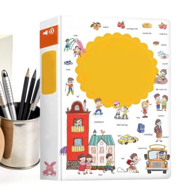 Genrico Interactive Talking Book of English Words for Kids | 18 Topics Interactive Speaking Activities - Talking Books for Kids | for Ages 2-6, Girls & Preschoolers