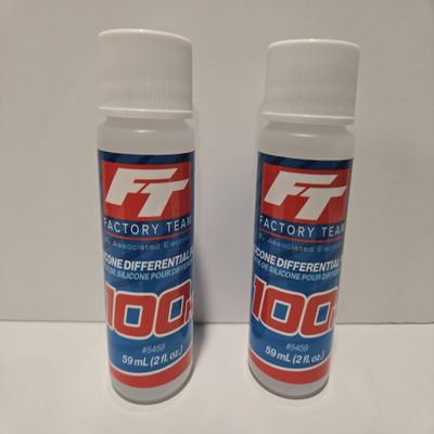 2 Pack Team ASSOCIATED 100K 100,000 CST Weight ASC5459 Silicone DIFF Fluid Differential Oil LOSI ARRMA RC Truck